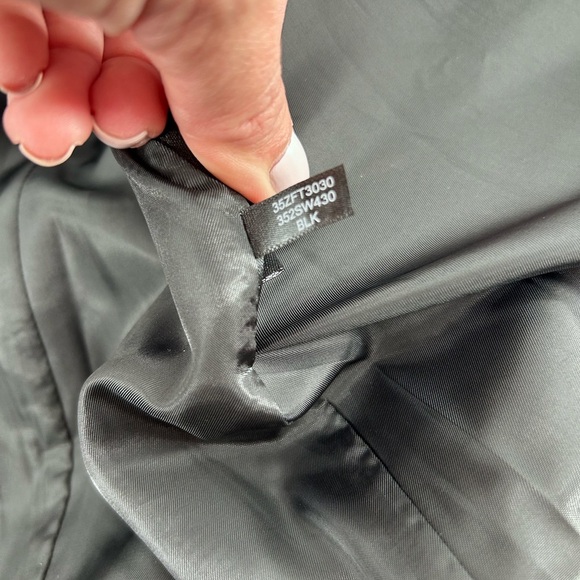 NWT Cole Haan Signature Slick Belted Long Coat Wool Blend Zip Snap Size 6 - Picture 15 of 16